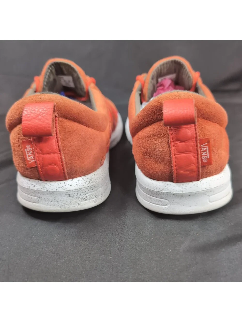 Men's shoes Vans Tesella (HyperSat) Orange/White Size 10